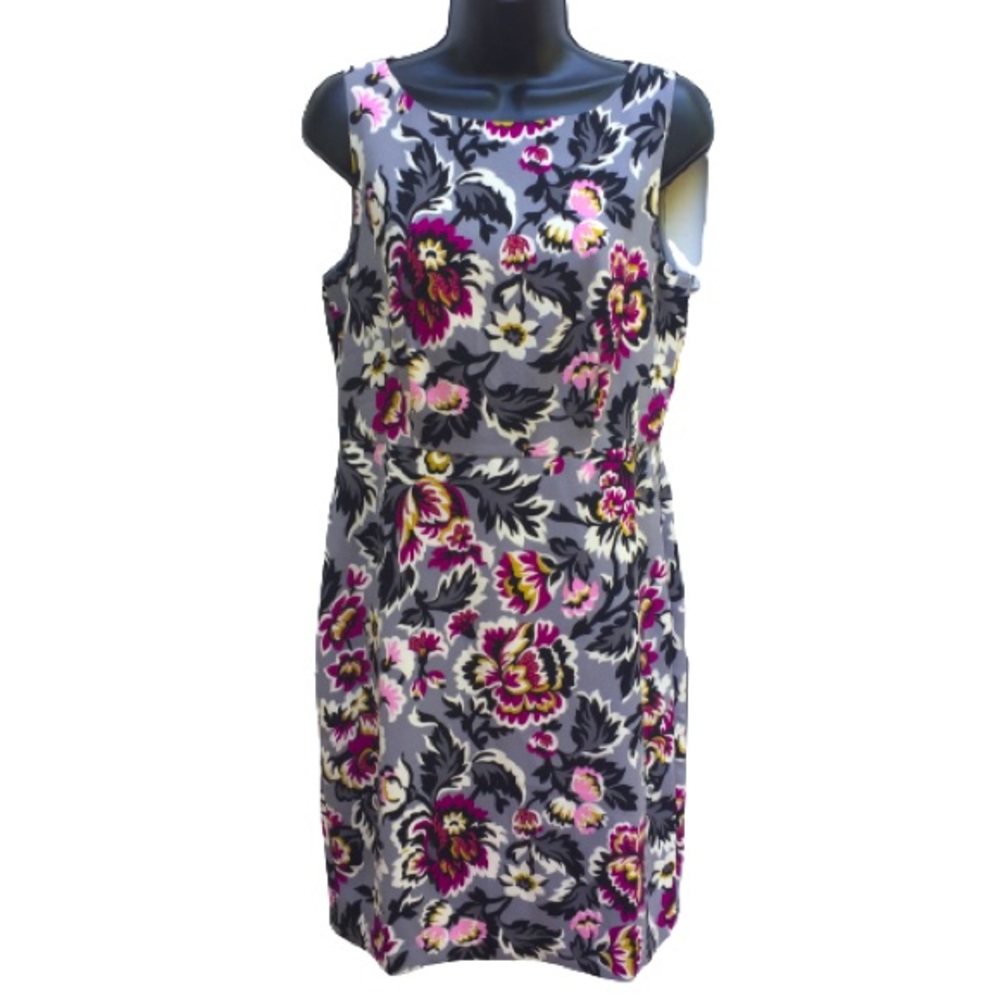 Ann Taylor Factory Floral Sleeveless Sheath Size 6